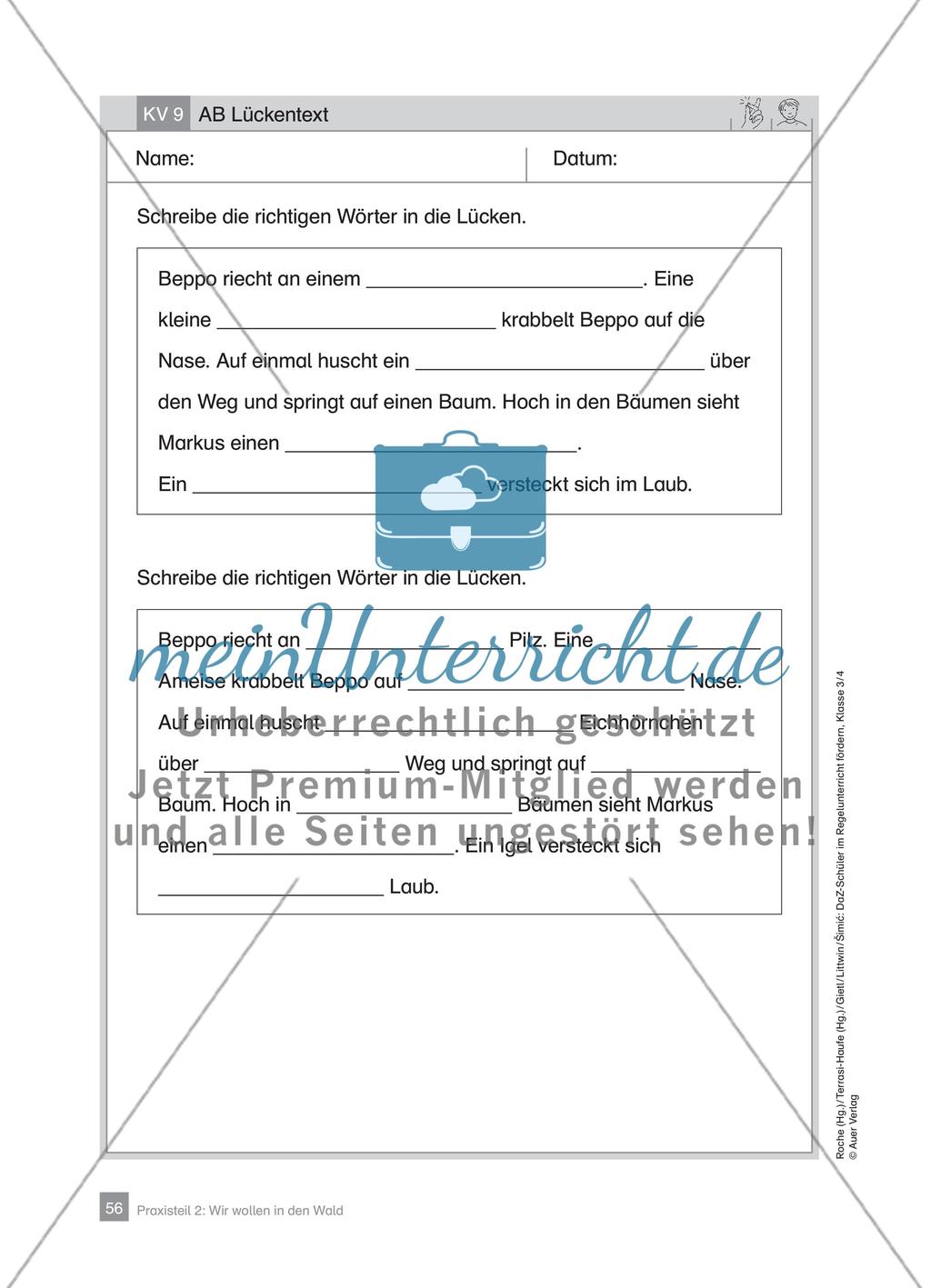 Praxisteil – Wir wollen in den Wald Preview 14