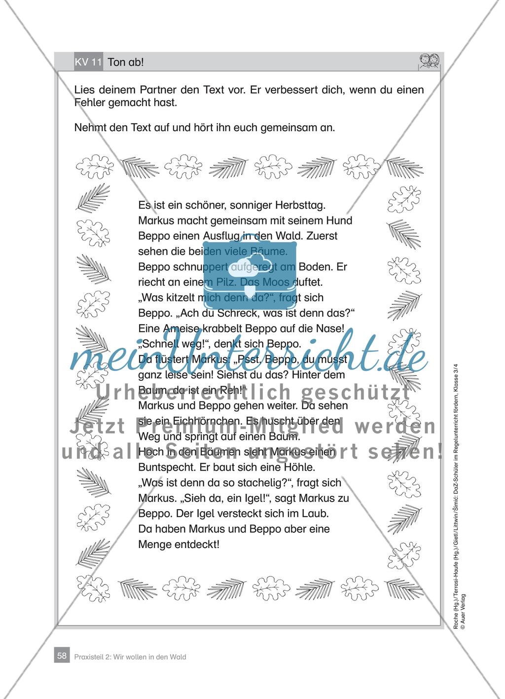 Praxisteil – Wir wollen in den Wald Preview 16