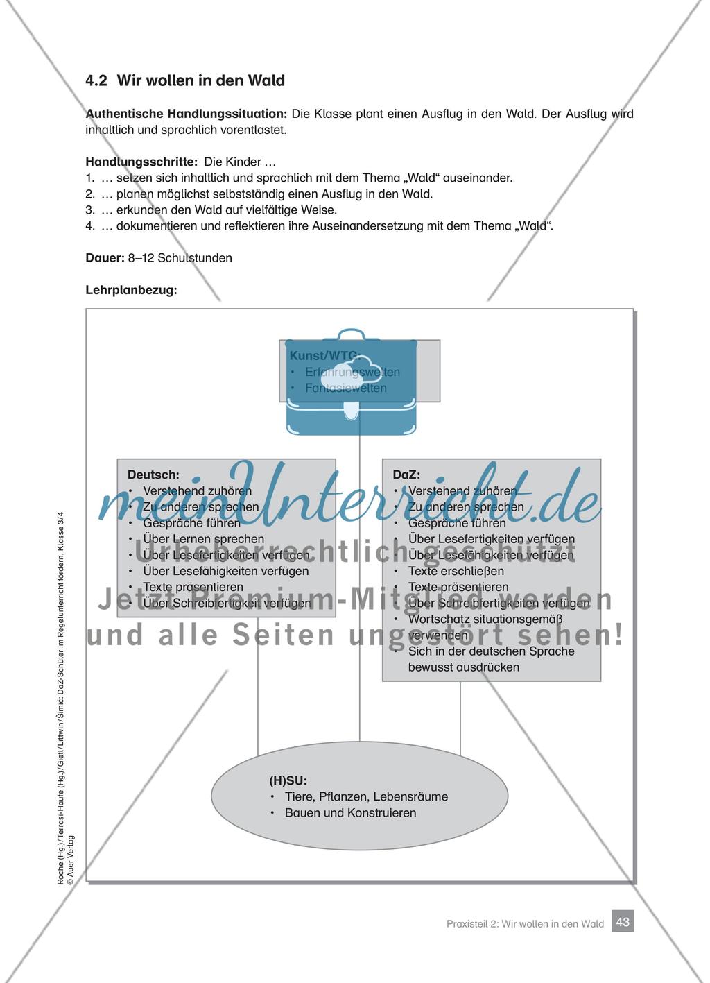 Praxisteil – Wir wollen in den Wald Preview 1