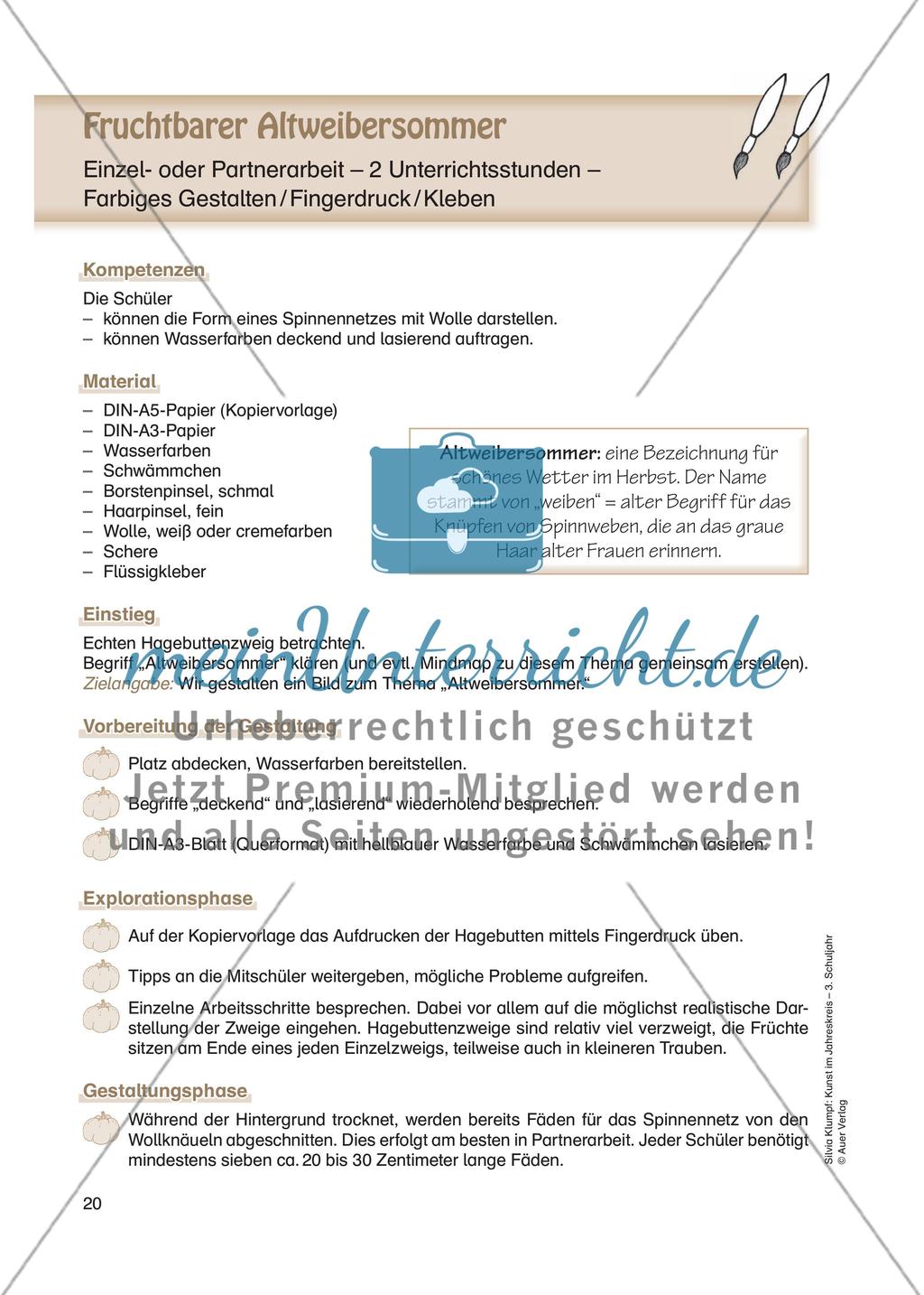 Fruchtbarer Altweibersommer Preview 1