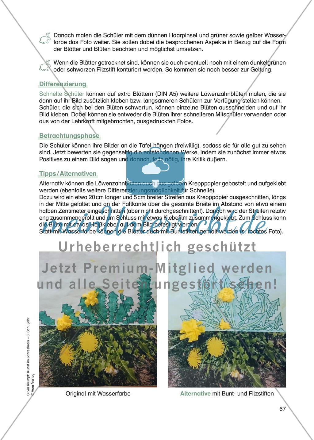 Blühender Löwenzahn Preview 2