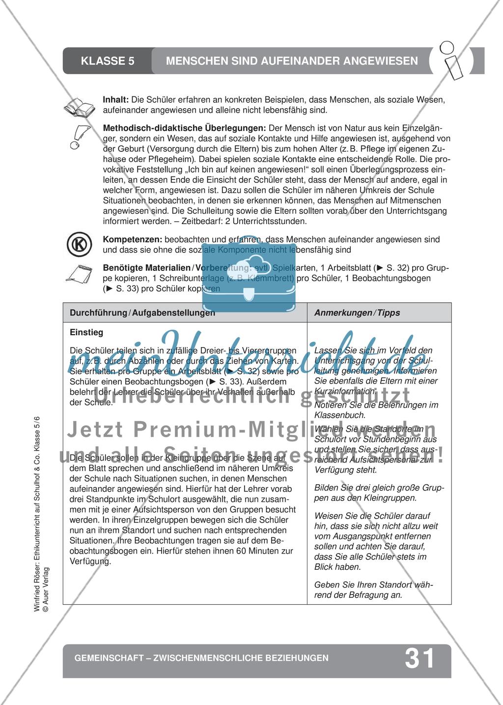 Gemeinschaft – Zwischenmenschliche Beziehungen Preview 3