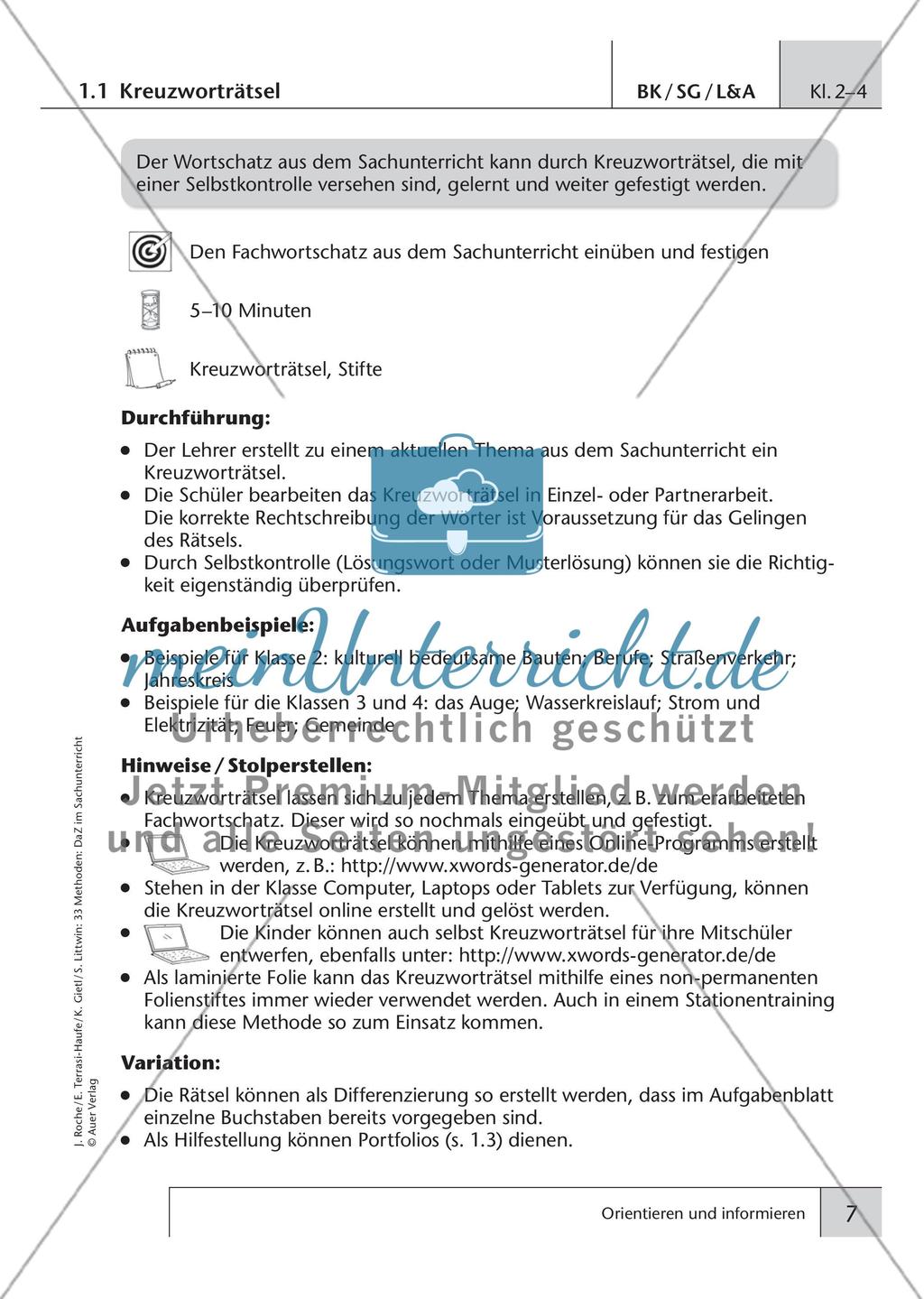 Orientieren und informieren Preview 1