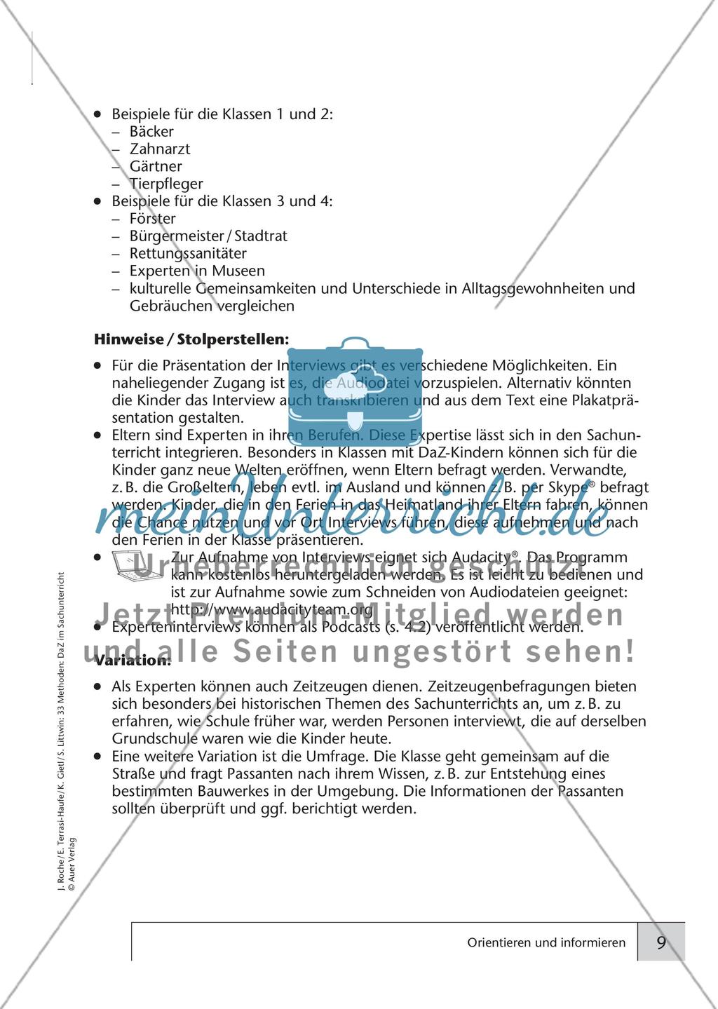 Orientieren und informieren Preview 3