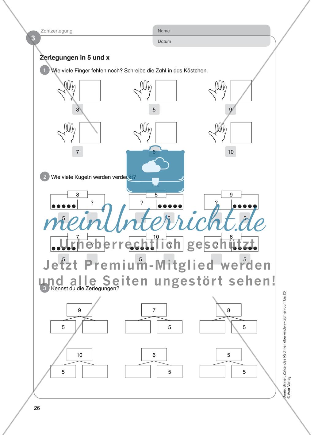 Zahlzerlegung – Teil 1 Preview 6