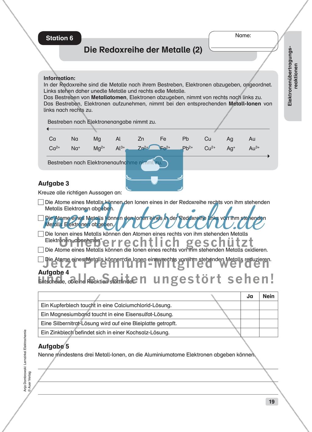 Elektronenübertragungsreaktionen Preview 11