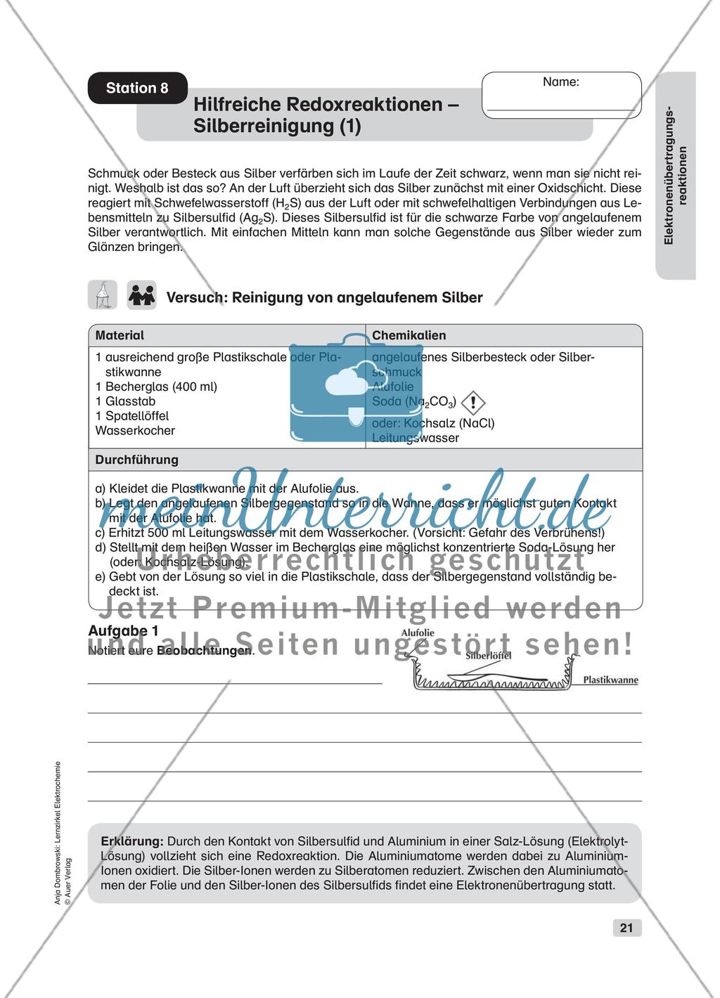 Elektronenübertragungsreaktionen Preview 13