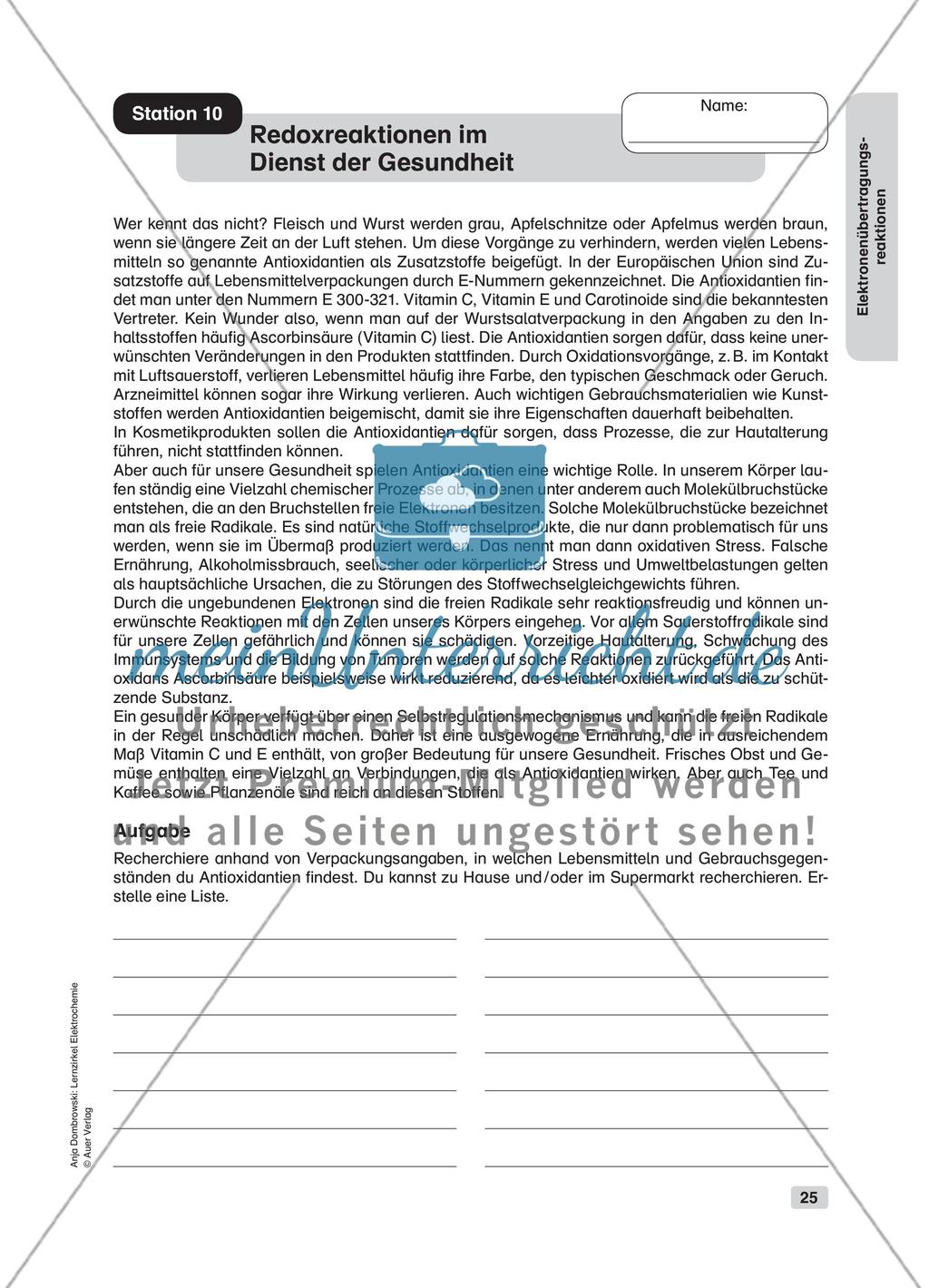 Elektronenübertragungsreaktionen Preview 17