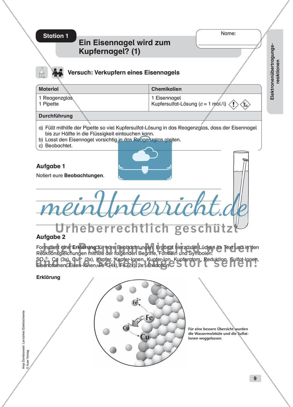 Elektronenübertragungsreaktionen Preview 1