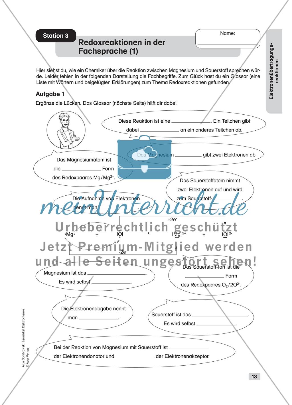 Elektronenübertragungsreaktionen Preview 5