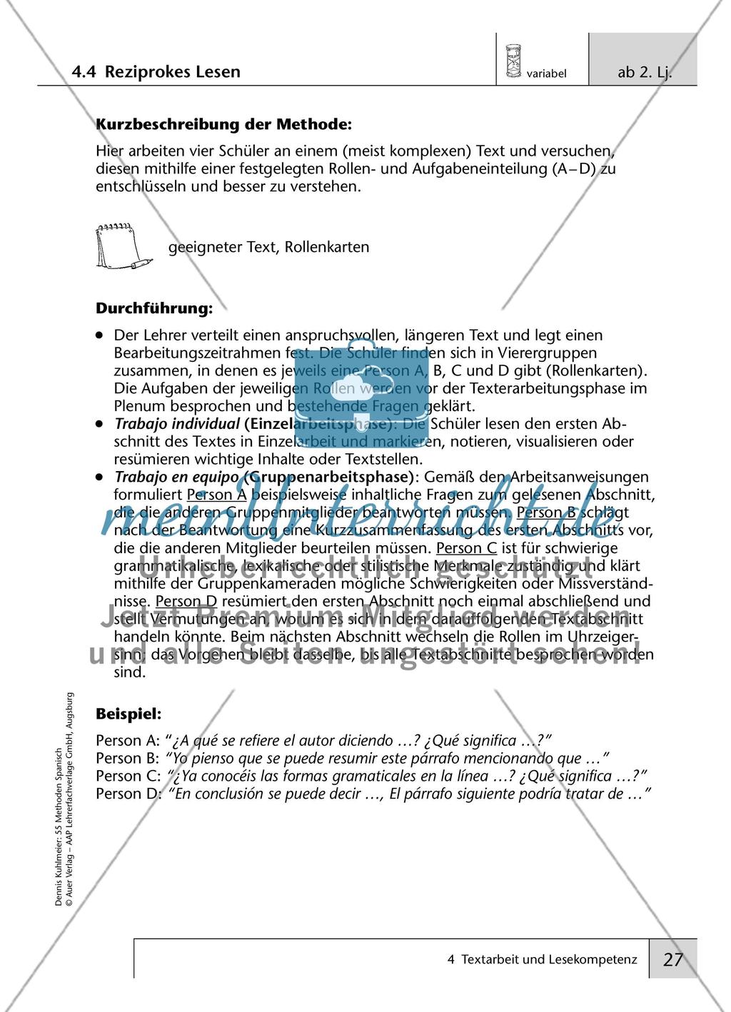 Textarbeit und Lesekompetenz Preview 4