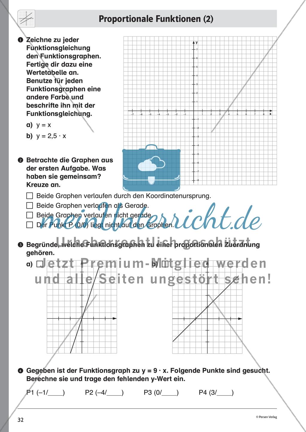 Lineare Funktionen – Teil 1 Preview 6