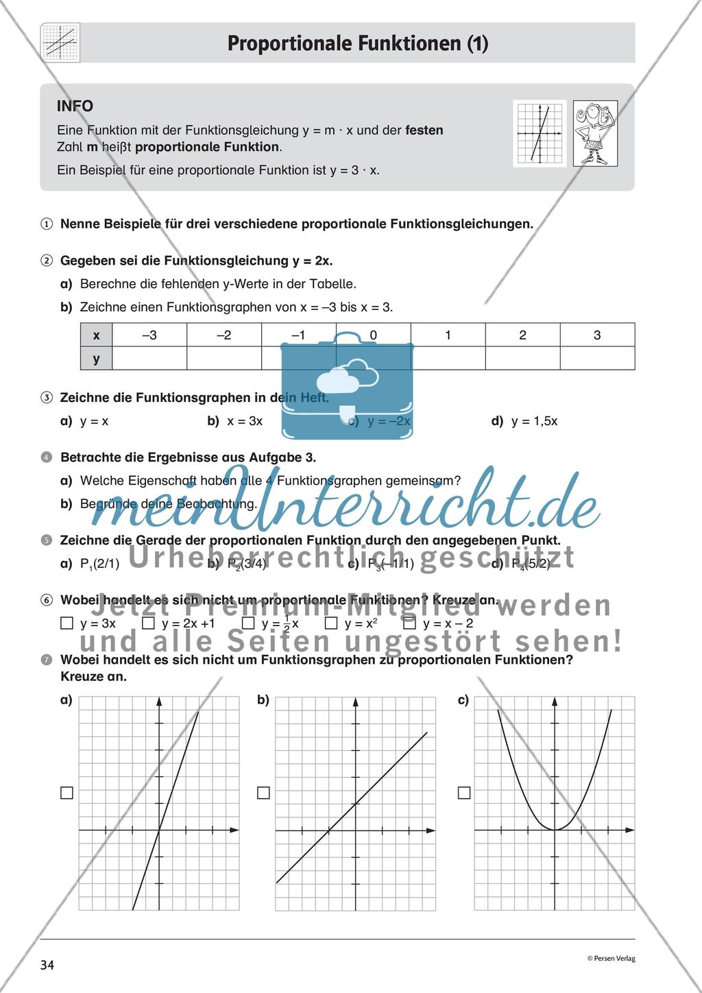 Lineare Funktionen – Teil 1 Preview 8