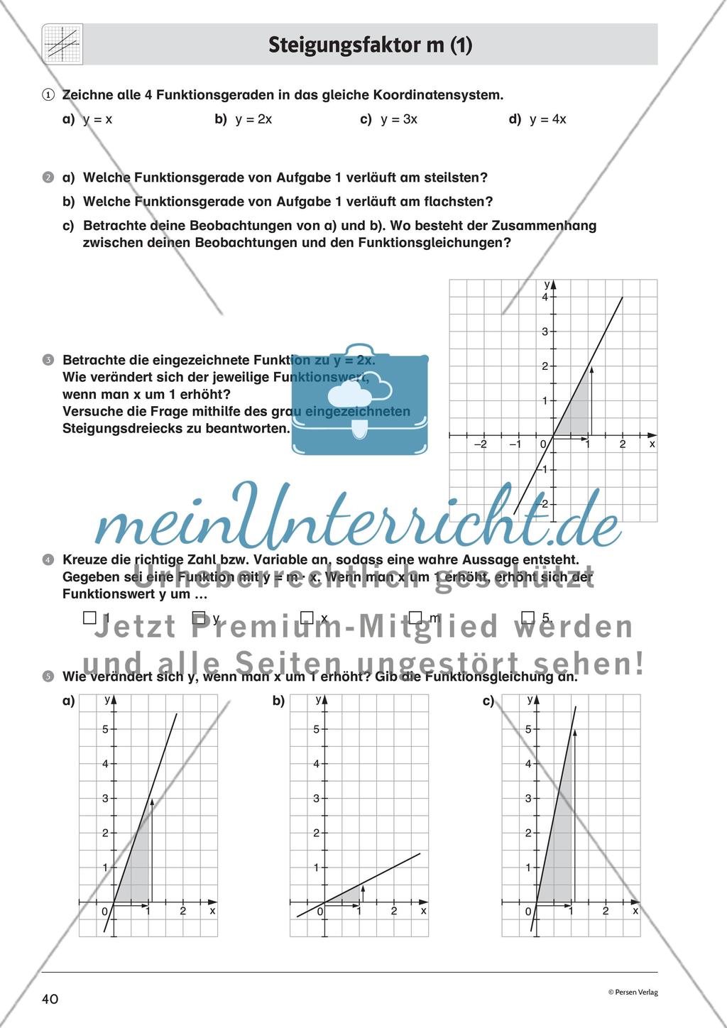 Lineare Funktionen – Teil 2 Preview 4