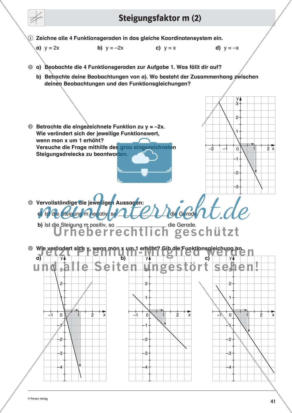 Lineare Funktionen – Teil 2 Preview 5