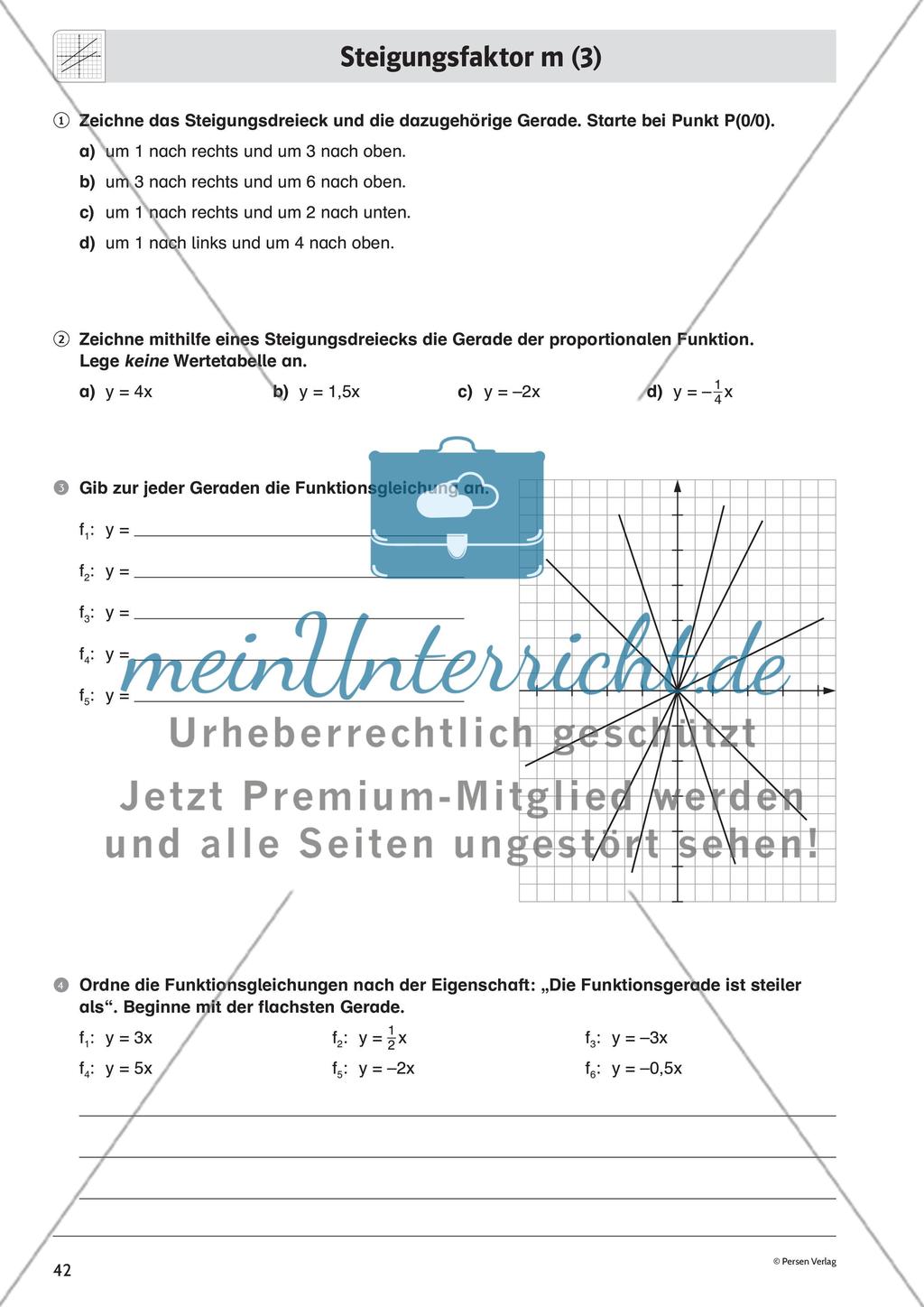 Lineare Funktionen – Teil 2 Preview 6
