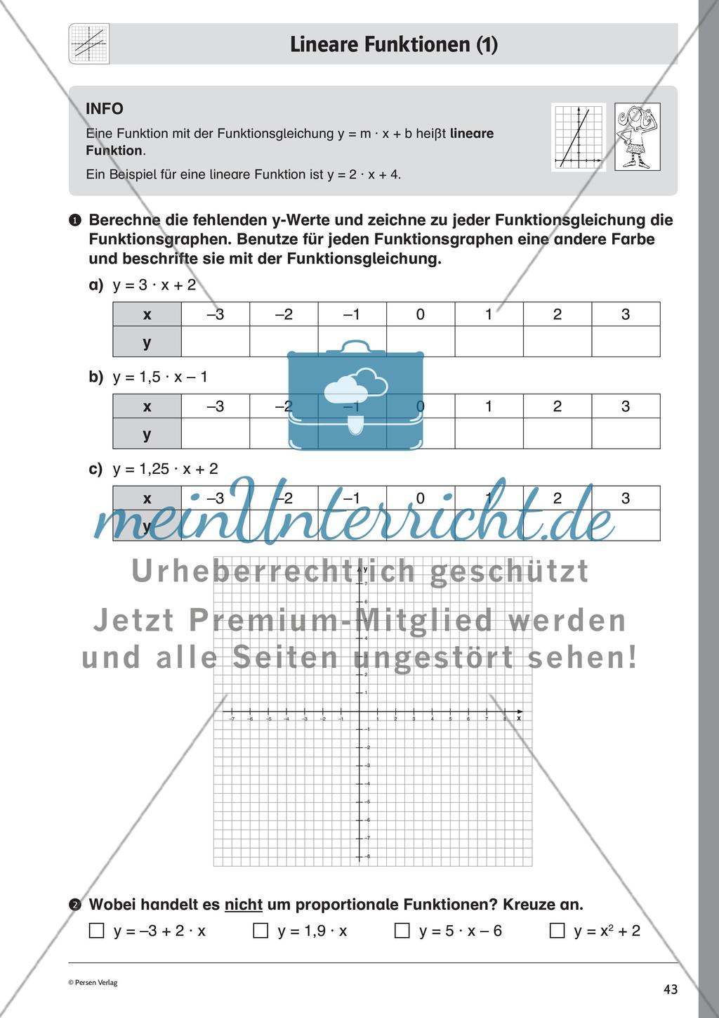 Lineare Funktionen – Teil 2 Preview 7