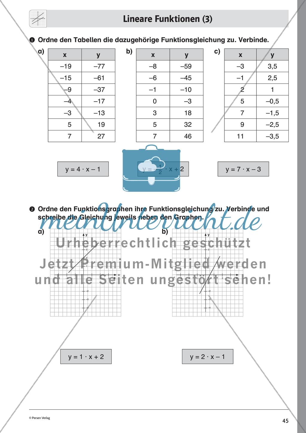 Lineare Funktionen – Teil 2 Preview 9