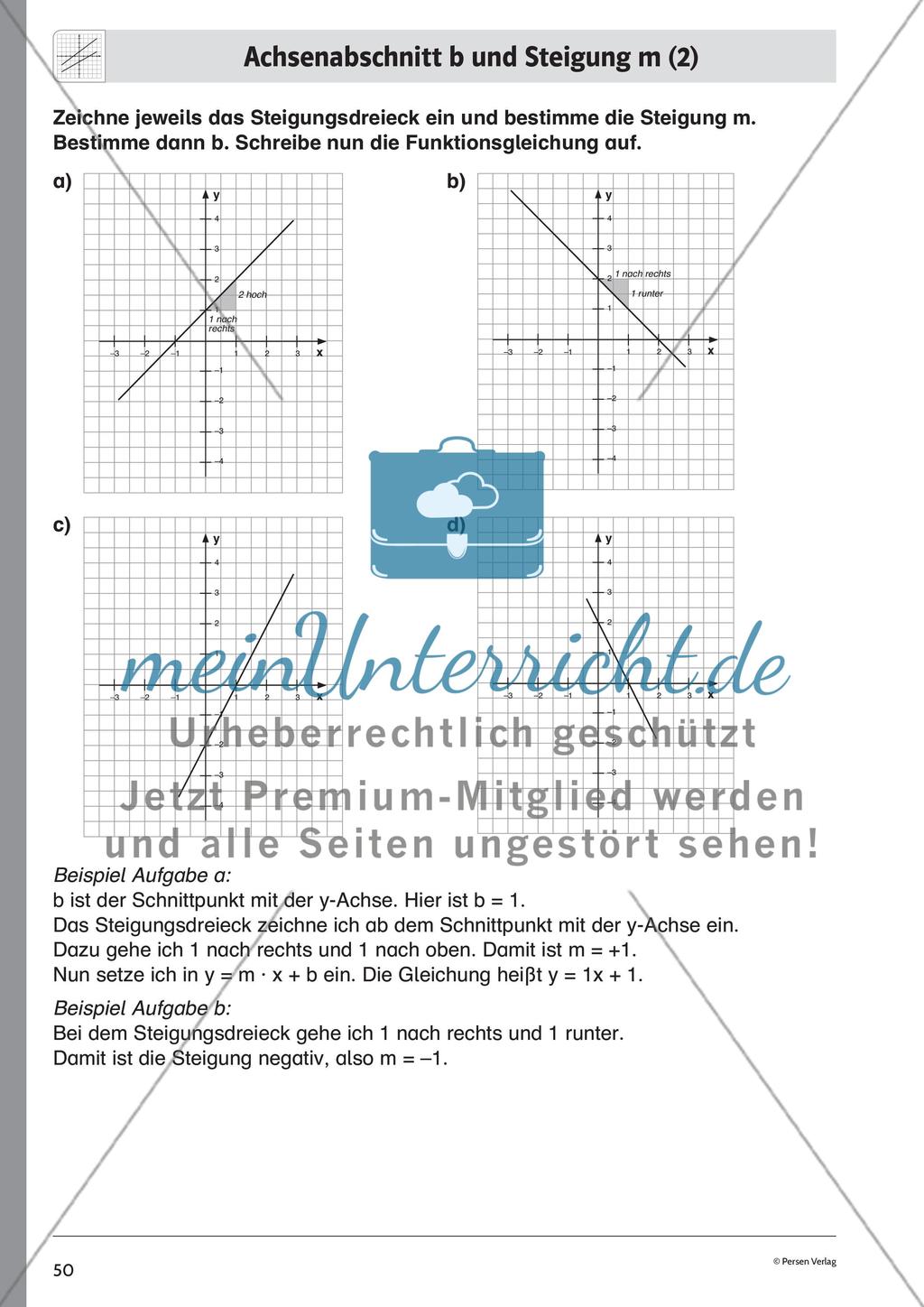 Lineare Funktionen – Teil 3 Preview 2