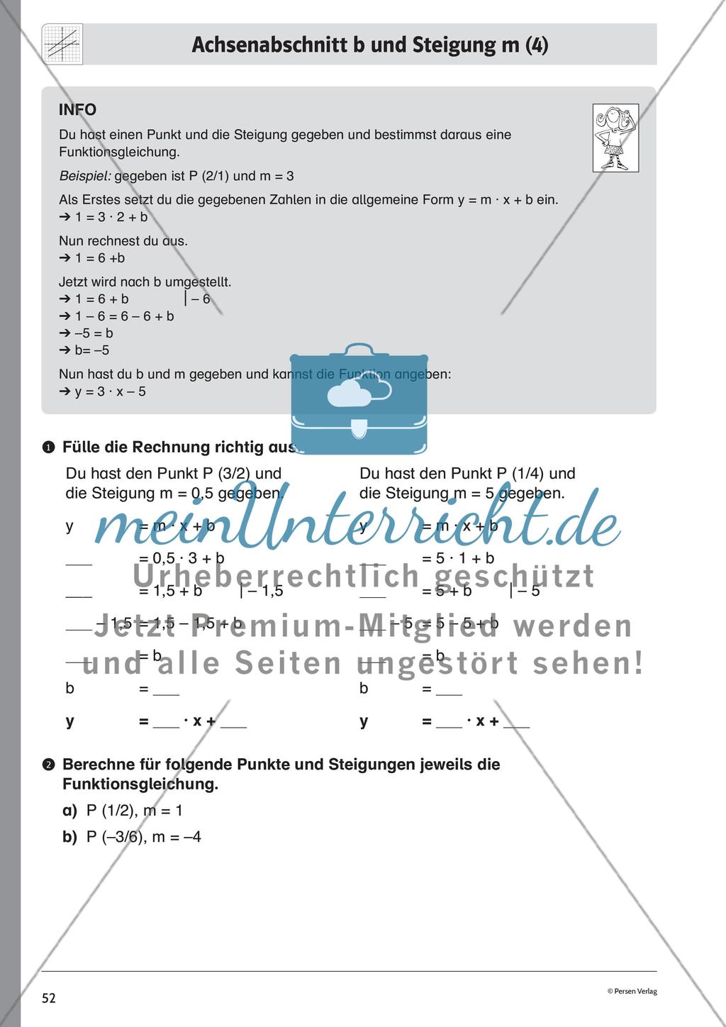 Lineare Funktionen – Teil 3 Preview 4
