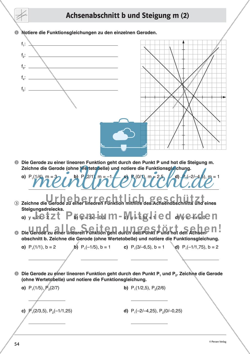 Lineare Funktionen – Teil 3 Preview 6