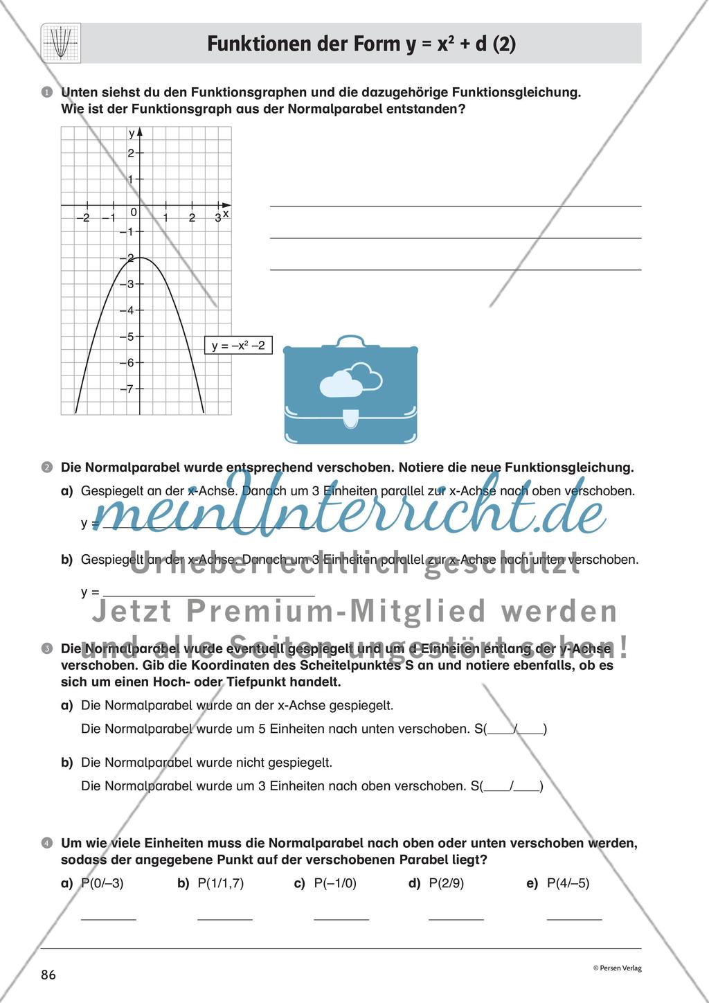 Quadratische Funktionen – Teil 2 Preview 4
