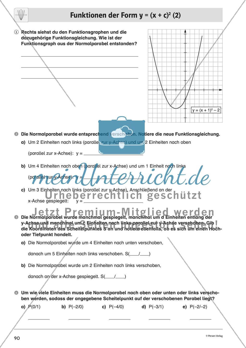 Quadratische Funktionen – Teil 2 Preview 8