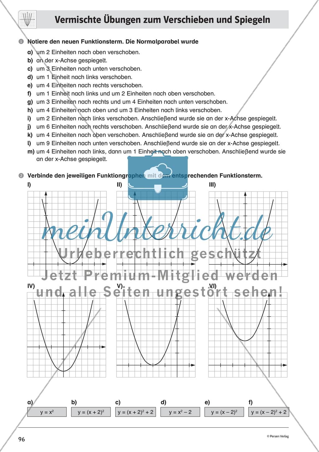 Quadratische Funktionen – Teil 3 Preview 6
