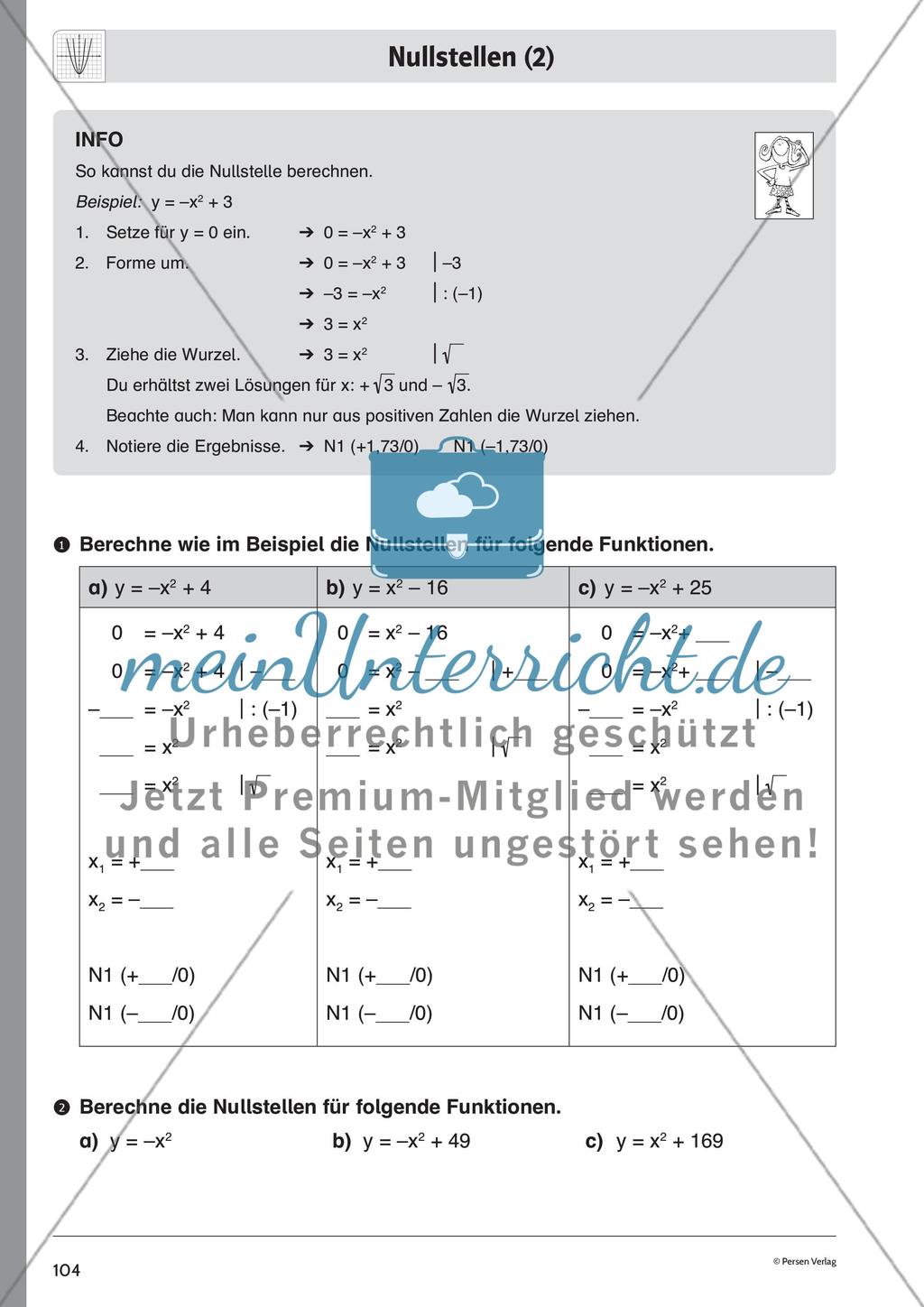 Quadratische Funktionen – Teil 4 Preview 4
