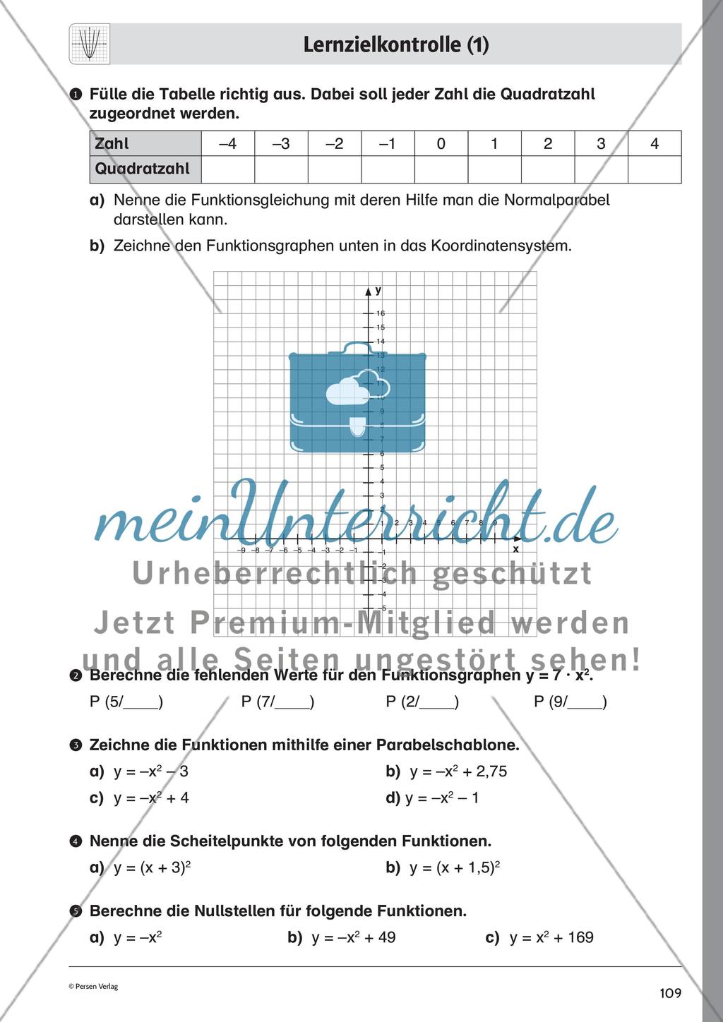Quadratische Funktionen – Teil 4 Preview 9