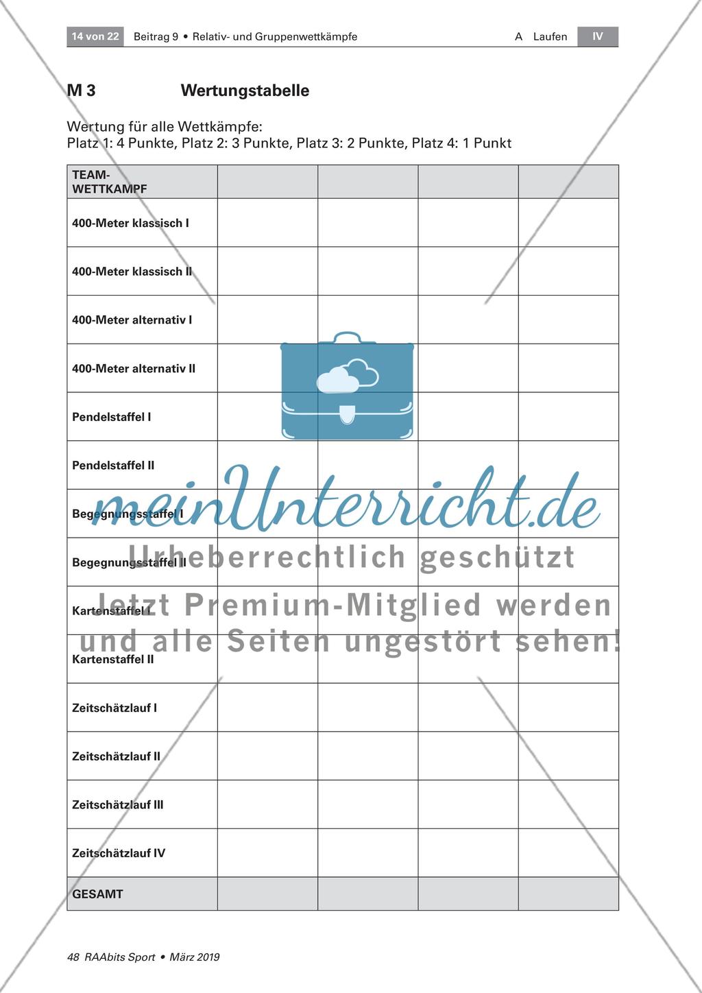 Leichtathletik: Laufen und Staffelläufe Preview 3
