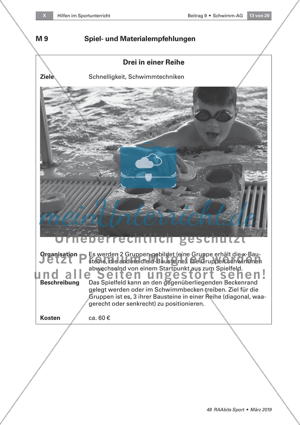 Einrichtung einer Schwimm-AG Preview 13
