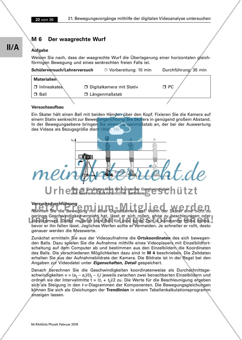 Bewegungsvorgänge mithilfe der digitalen Videoanalyse untersuchen: Teil 1 Preview 14