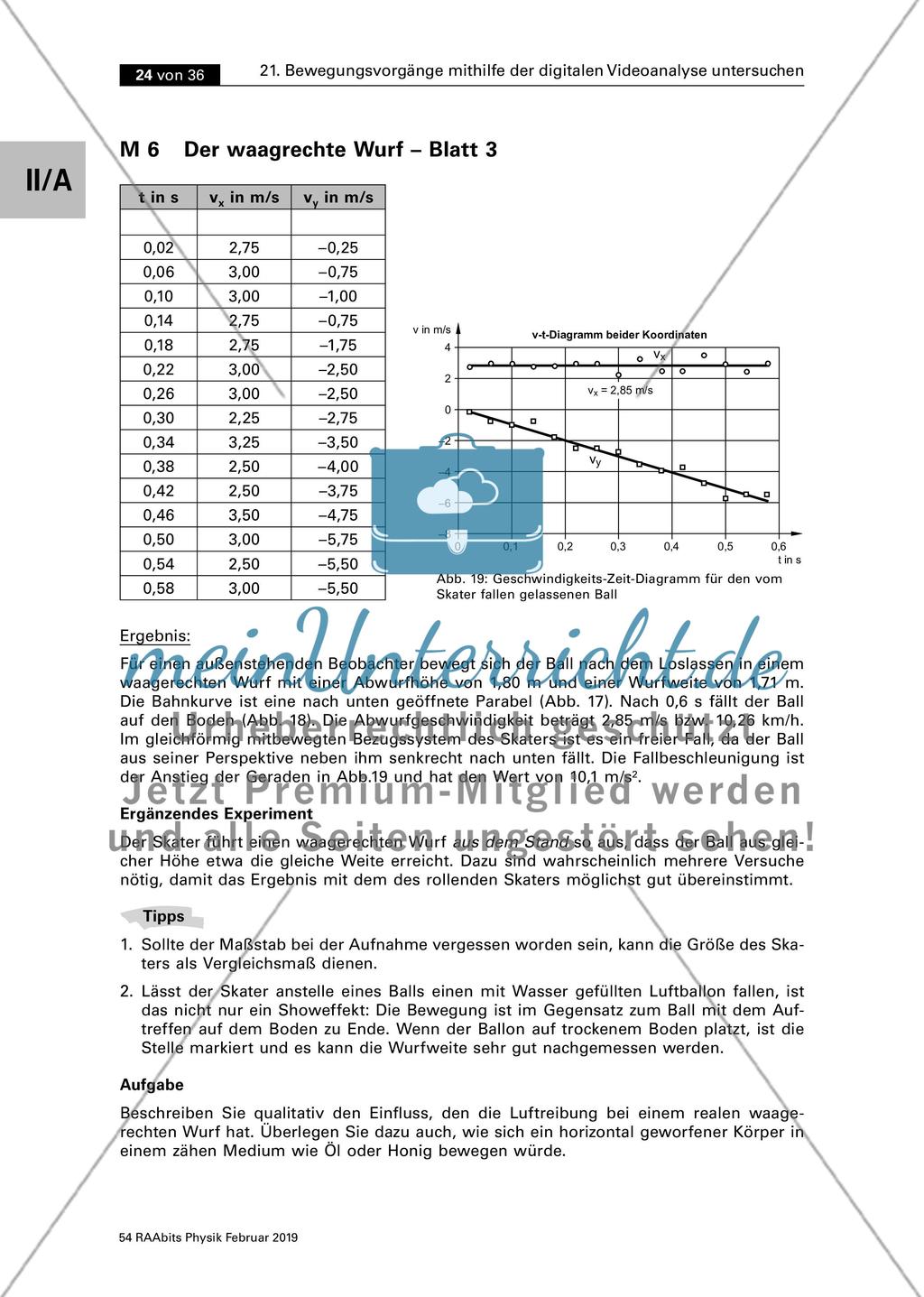 Bewegungsvorgänge mithilfe der digitalen Videoanalyse untersuchen: Teil 1 Preview 16