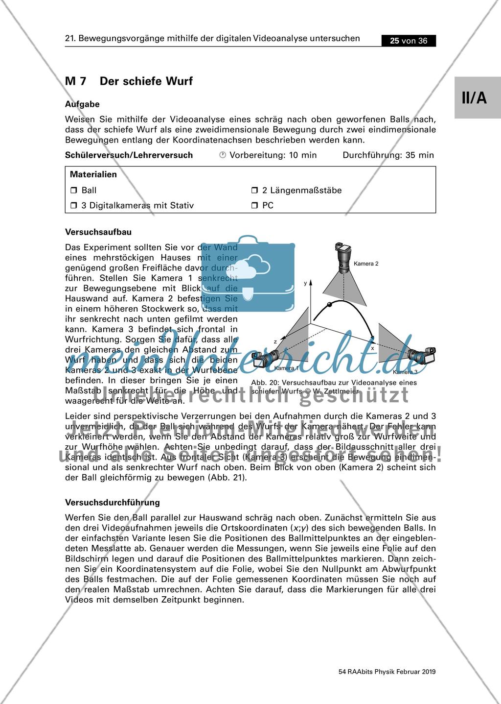 Bewegungsvorgänge mithilfe der digitalen Videoanalyse untersuchen: Teil 2 Preview 1