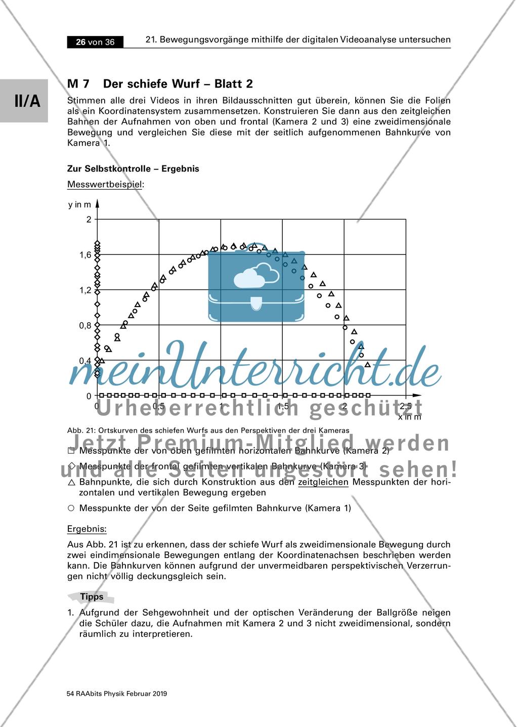 Bewegungsvorgänge mithilfe der digitalen Videoanalyse untersuchen: Teil 2 Preview 2