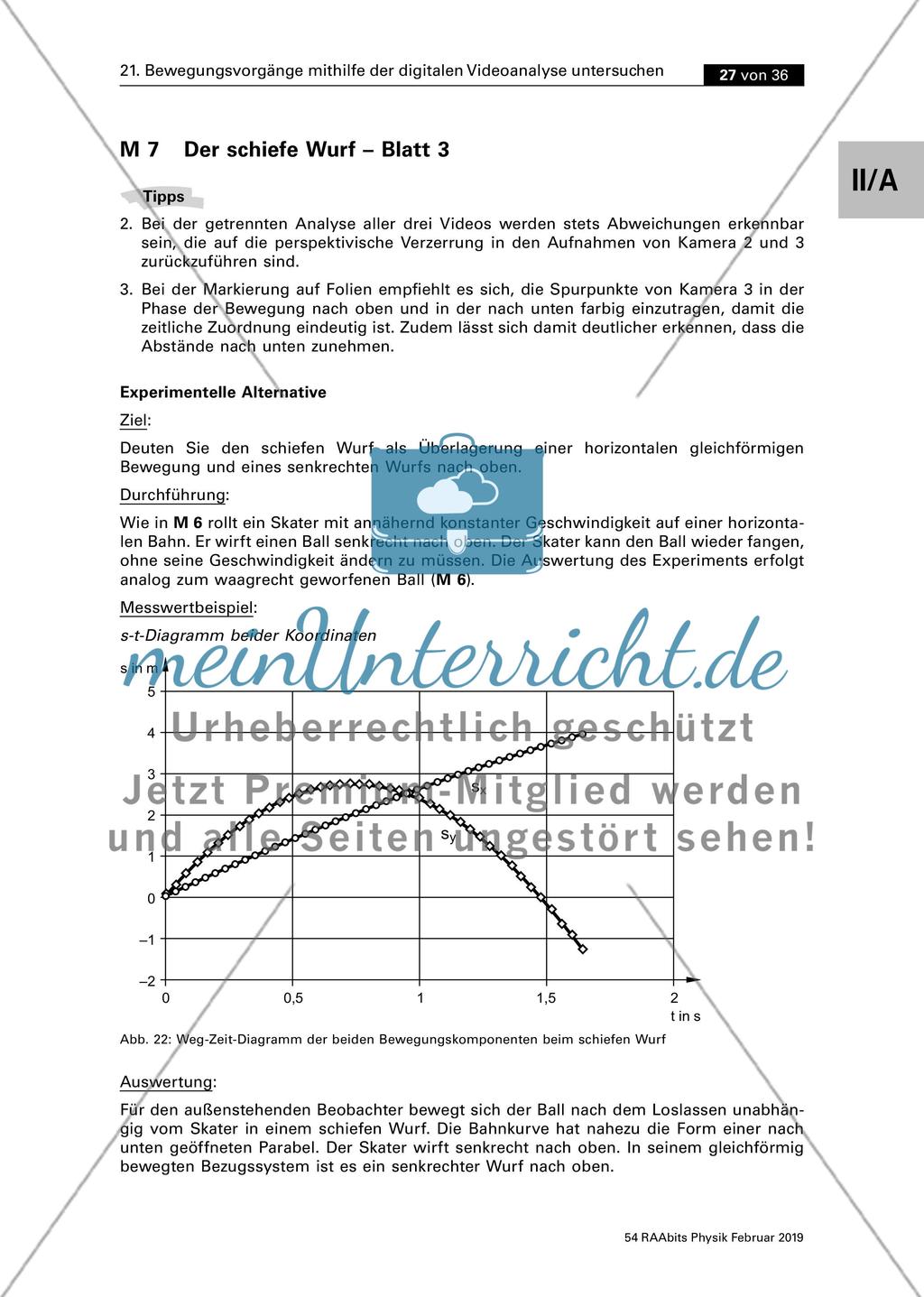 Bewegungsvorgänge mithilfe der digitalen Videoanalyse untersuchen: Teil 2 Preview 3