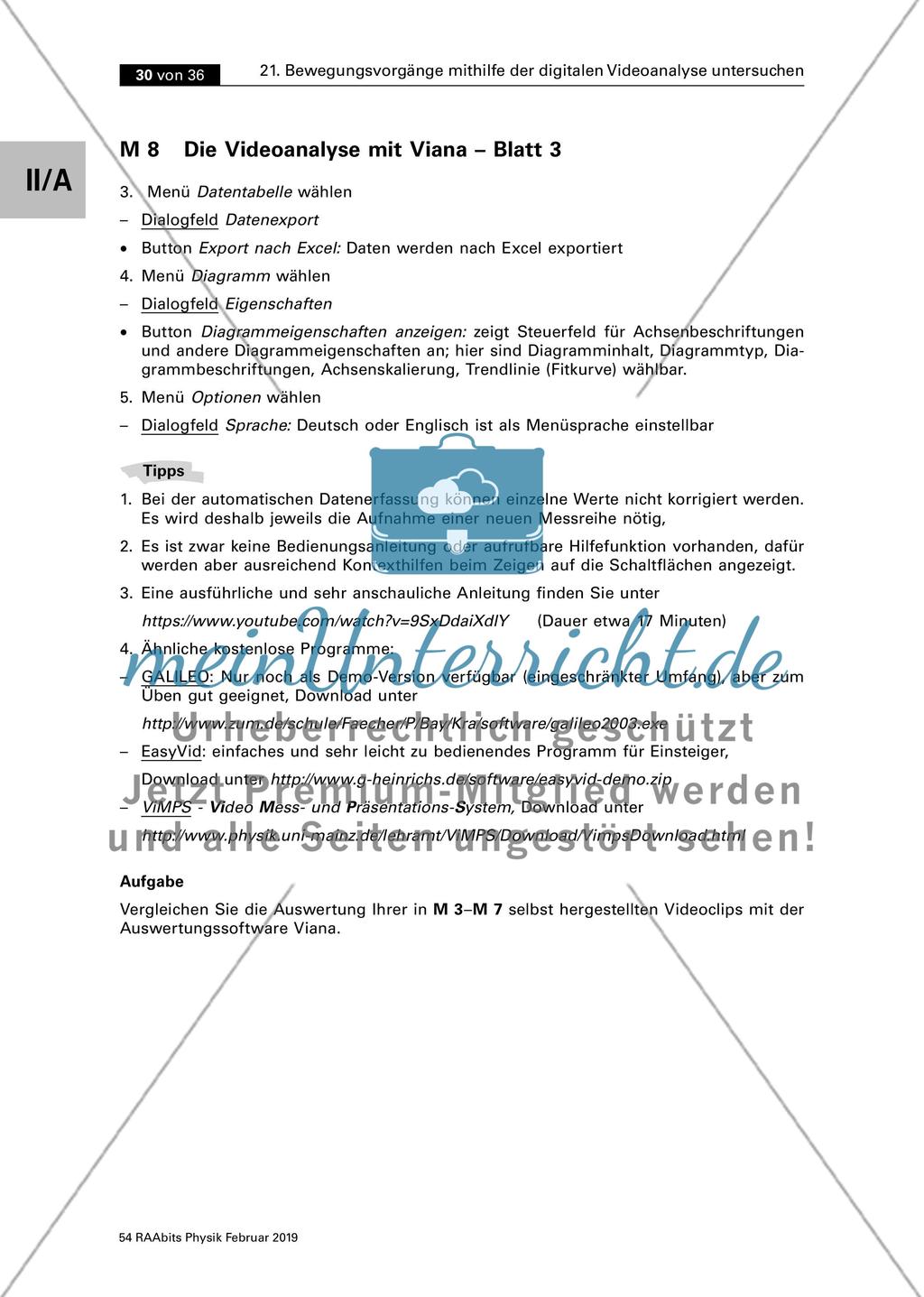Bewegungsvorgänge mithilfe der digitalen Videoanalyse untersuchen: Teil 2 Preview 6
