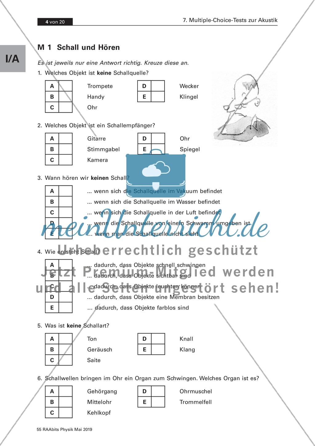 Multiple-Choice-Tests zur Akustik Preview 4