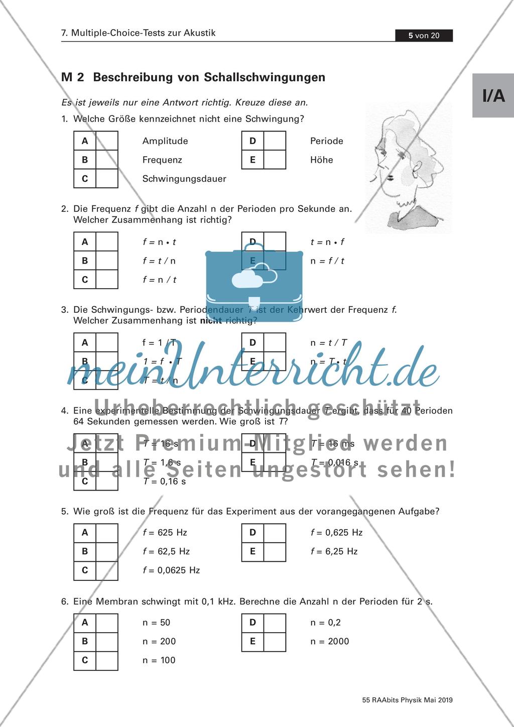 Multiple-Choice-Tests zur Akustik Preview 5