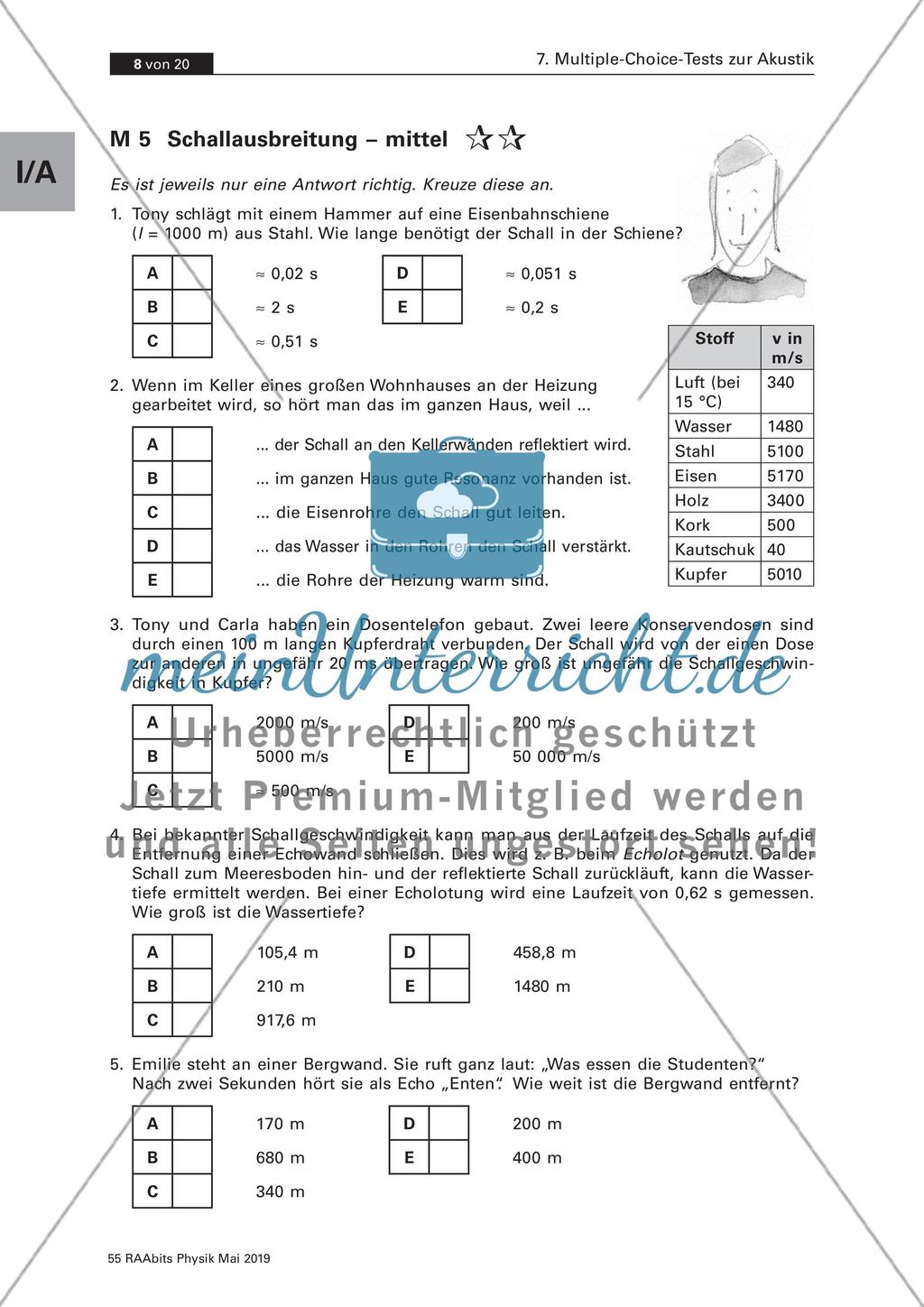 Multiple-Choice-Tests zur Akustik Preview 8