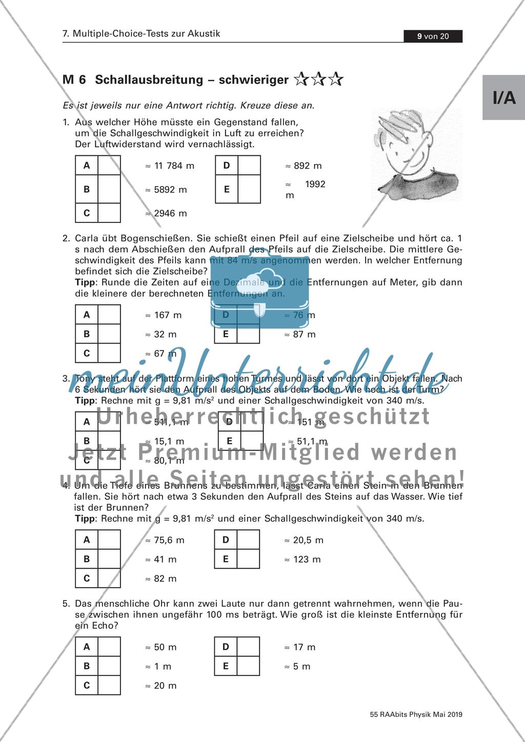 Multiple-Choice-Tests zur Akustik Preview 9