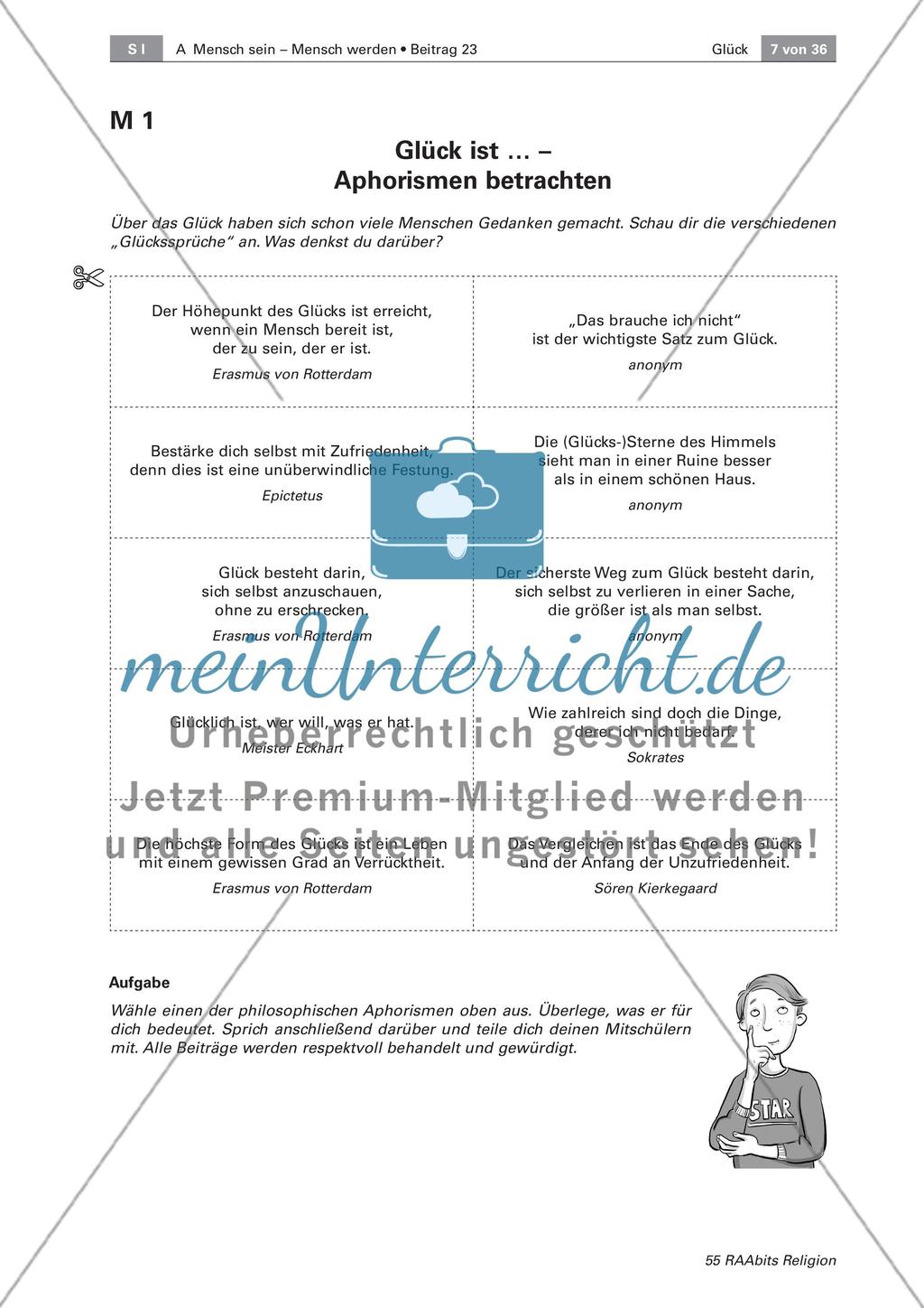 Glück: Eine philosophische Betrachtung Preview 1