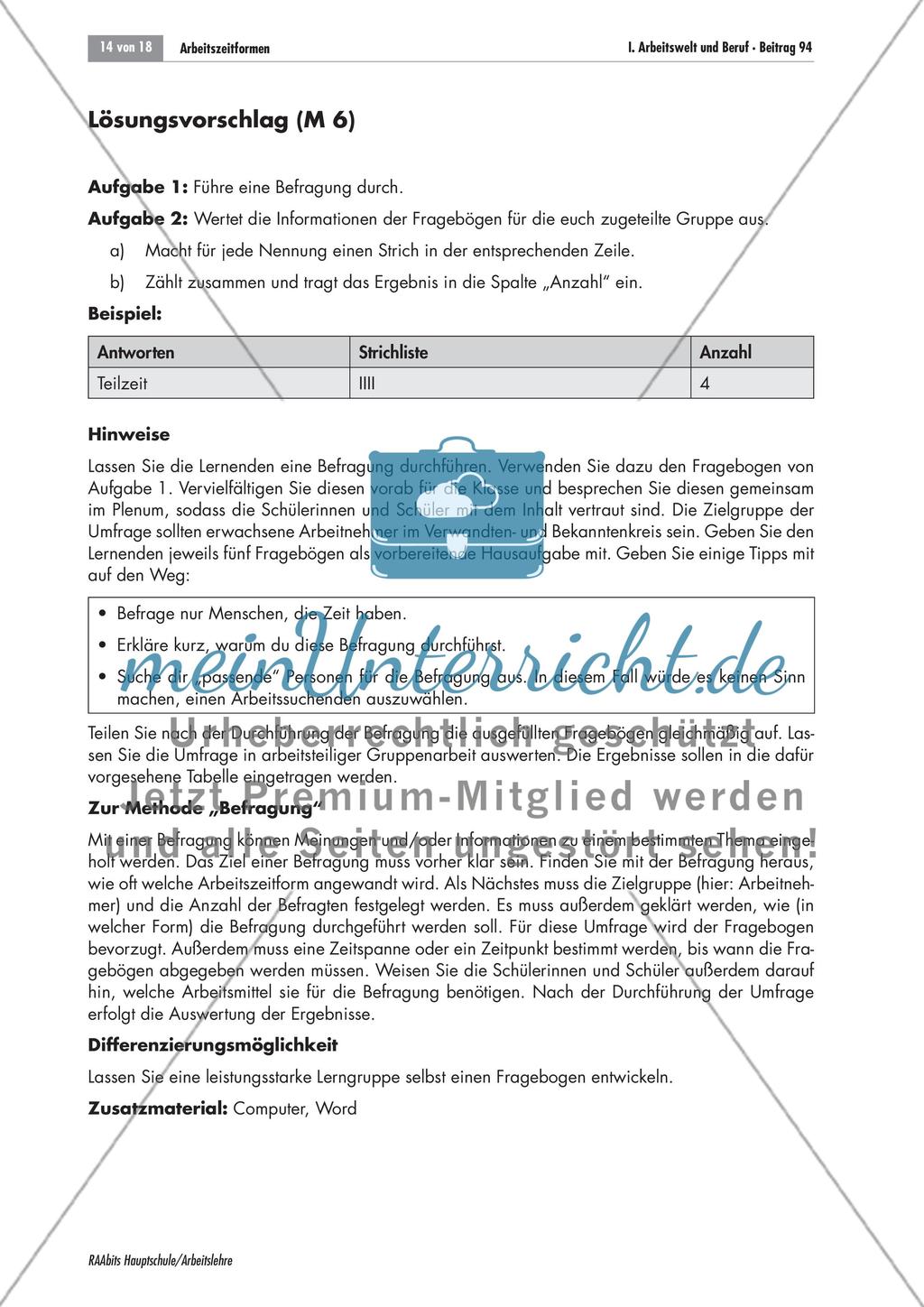 Arbeitszeitformen Preview 14