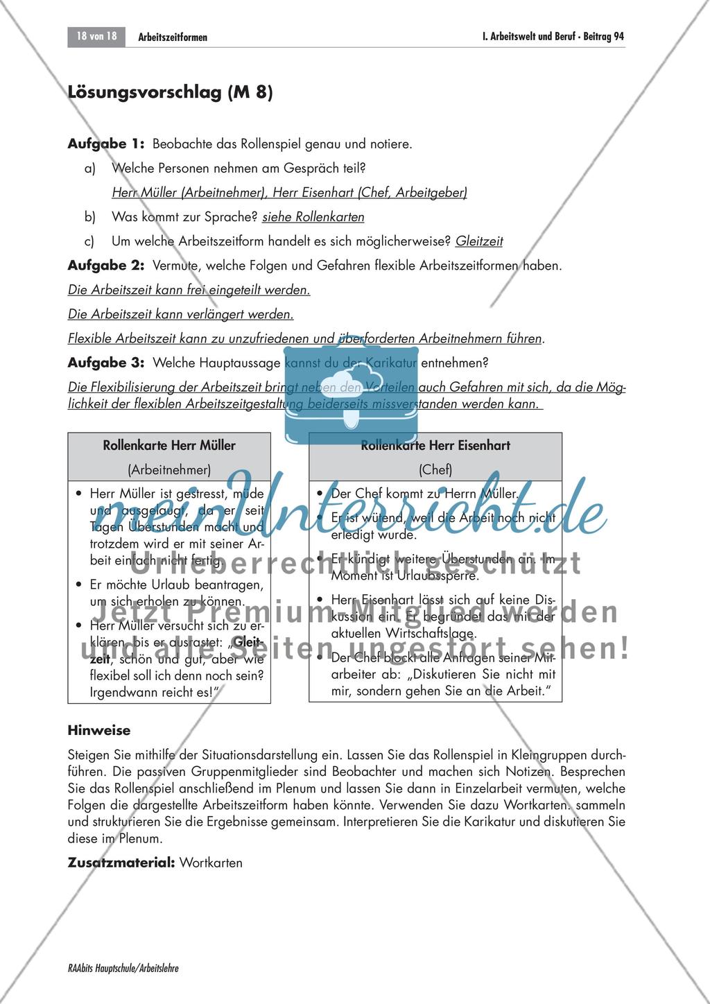 Arbeitszeitformen Preview 18