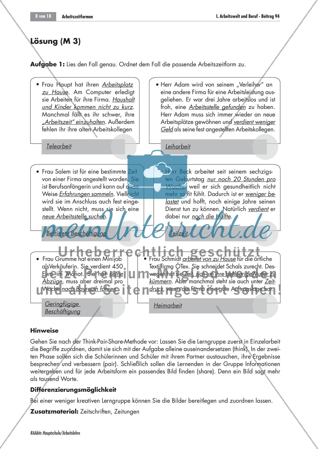 Arbeitszeitformen Preview 8