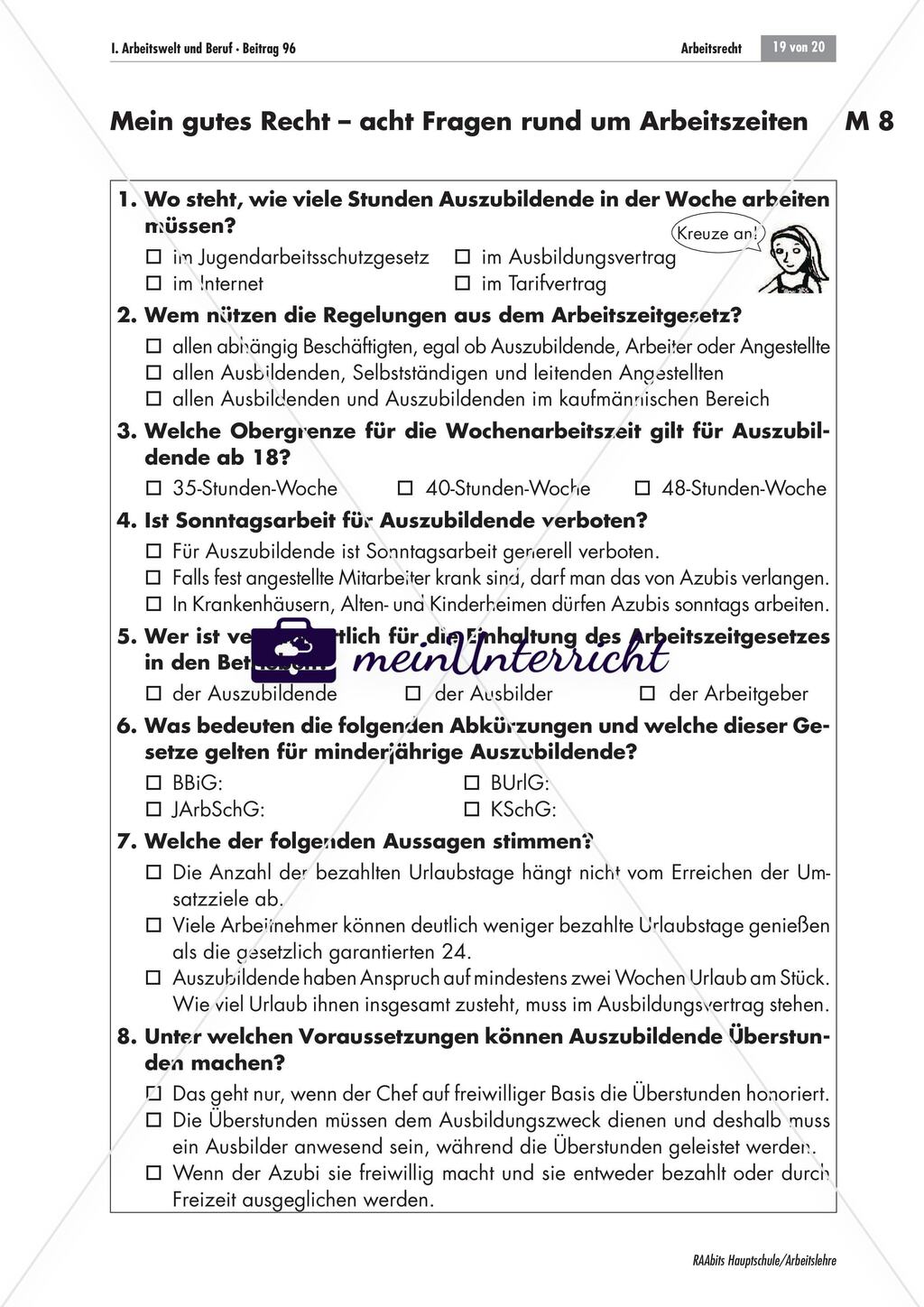 Überstunden in der Ausbildungszeit Preview 19