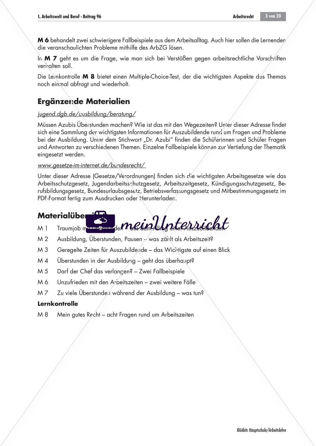 Überstunden in der Ausbildungszeit Preview 3