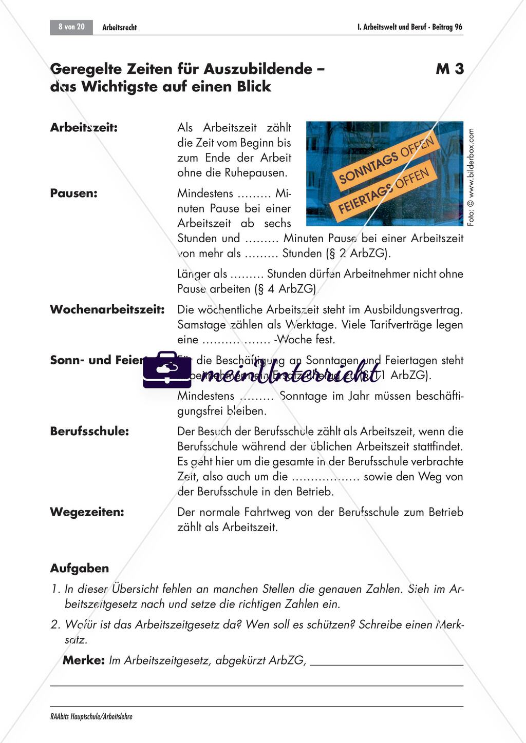 Überstunden in der Ausbildungszeit Preview 8