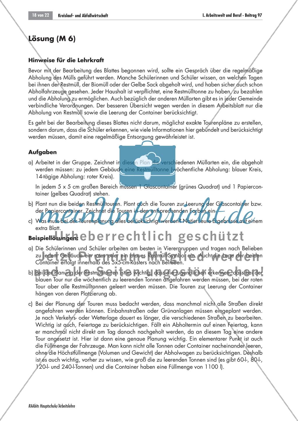 Ausbildungsberuf: Fachkraft für Kreislauf- und Abfallwirtschaft Preview 18